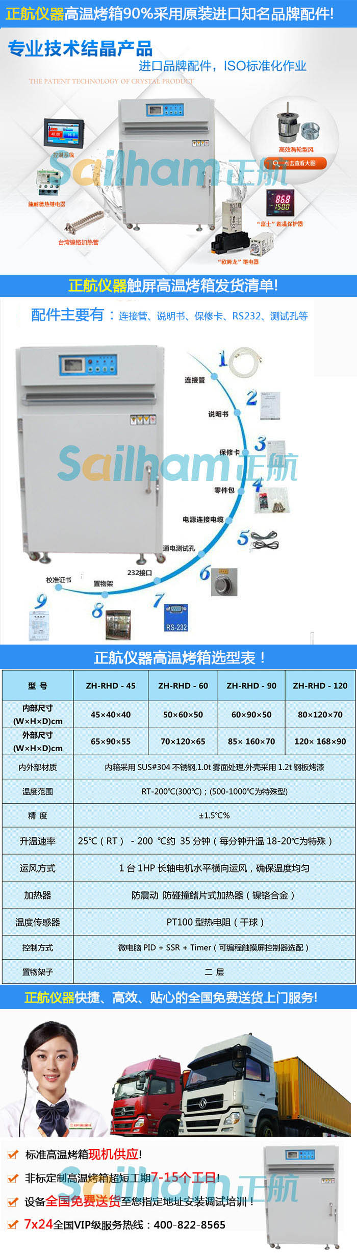 〖ZHYQ江蘇〗無風高溫烤箱特點